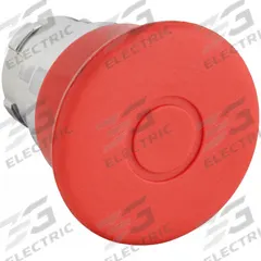 DAYTON Mushroom Head Push Button: Red, 22 mm Mounting Size, Metallic, Maintained (MPN 30G116). Key specifications — Brand: DAYTON; Action: Maintained; Series: Dayton; Push Button Material Type: Metallic.