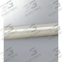 PAWLING CORP Accent Rail: EBR-30, PVC, Champagne, 2 in Overall Ht, 12 ft Overall Lg (MPN EBR-30-12-313). Key specifications — Brand: PAWLING CORP; Color: Champagne; Product Type: Accent Rail; Series: EBR-30; Internal Rubber Bumper: No.