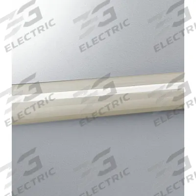 PAWLING Accent Rail: EBR-30, PVC, Champagne, 2 in Overall Ht - PVC Crash Rails & Bumper Guards