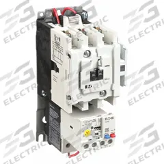 EATON NEMA Magnetic Motor Starter: Non-Reversing, 3 Poles, NEMA Size 1, 27 A, 120V AC Coil (MPN AN19DN0A5E045). Key specifications — Brand: EATON; Auxiliary Contact Form: 1NO; Coil Voltage: 110/120V AC; Phase: Three; Operator: None; Operator Controls: None; Auxiliary Contacts Included: 1NO; Signaling Features: Pilot Light.