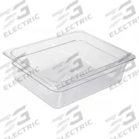 CRESTWARE Food Pan: Half Size, Rectangular, NSF Certified, 12 3/4 in Overall Lg, 2 1/2 in Overall Dp (MPN FP22). Key specifications — Brand: CRESTWARE; Dishwasher Safe: Yes; NSF Certified: Yes; Product Type: Food Pan; Manufacturer Part Number: FP22.