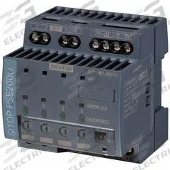 SIEMENS Selectivity Module: SITOP, 9 W Power Rating - Real, 24V DC, 24V DC, 3 A Output Current (MPN 6EP1961-2BA11). Key specifications — Accessory Type: Selectivity Module; Compatible with Series: SITOP; Input Voltage: 24V DC; Mounting: DIN Rail; Output Voltage: 24V DC; Brand: SIEMENS.