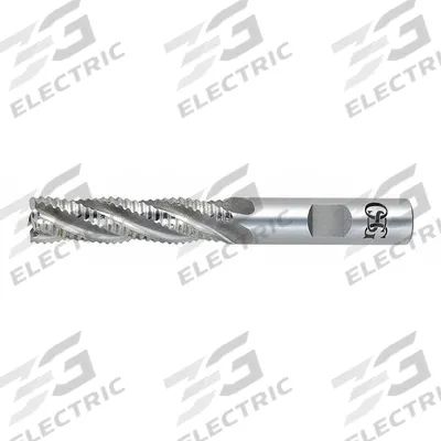 OSG Roughing End Mill: Cobalt, 6 Flute, 2" Mill Dia, 4" LOC, 6-1/2" OAL (MPN 4926500) - General Purpose Cobalt Roughing End Mills