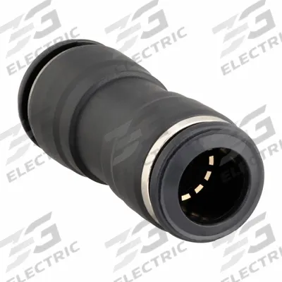 AIGNEP USA Push-Fit Adapter Fitting: 8 mm OD x 8 mm OD Size - Nylon & Nickel-Plated Brass Tube Fittings