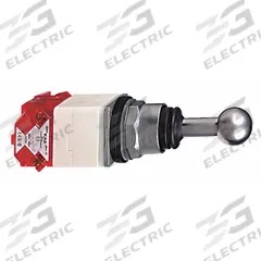 SCHNEIDER ELECTRIC Joystick Operator: Vertical Operation, 2 Positions, 2NO, Maintained, Non-Latching (MPN 9001K73H7). Key specifications — Bezel Material: Metal; Contact Form: 2NO; Switch Action: Maintained; Series: 9001K; Brand: SCHNEIDER; Number of Positions: 2 + Center Off.
