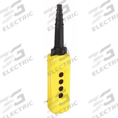 SCHNEIDER ELECTRIC Pendant Enclosure: 4 Holes, 22 mm Operator Size, Rubber Sleeve Cable Entry Type (MPN XACA04H7). Key specifications — Cable Entry Type: Rubber Sleeve; Enclosure Material: Plastic; Brand: SCHNEIDER; Number of Columns: 1.
