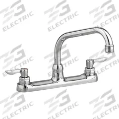 AMERICAN STANDARD Straight Kitchen Faucet: Monterrey, Cast Brass, Widespread, Deck, 3 Mounting Holes (MPN 6408170.002). Key specifications — Series: Monterrey; Brand: AMERICAN STANDARD.