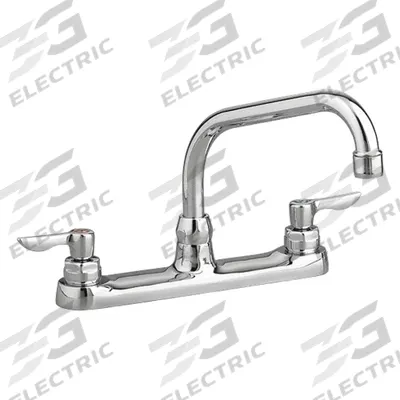 AMERICAN STANDARD Straight Kitchen Faucet: Monterrey, Cast Brass, Widespread, Deck - Centerset Kitchen Faucets