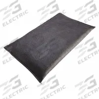 PIG Water Activated Flood Bag: Fresh Water, 1/4 in Overall Ht, 12 in Overall Wd, 24 in Overall Lg (MPN PLS1710). Key specifications — Color: Black; Bag Material: Polypropylene; Brand: PIG; Fill Material: Polymer; Fill Style: Pre-Filled; For Water Salinity: Fresh Water.