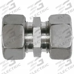 BRENNAN INDUSTRIES Compression Fitting Adapter: 8 mm OD x 8 mm OD size, Compression x Compression (MPN D2403-L08-L08-SS). Key specifications — Series: Volz; Brand: BRENNAN INDUSTRIES.