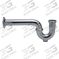 ZURN Trap: Brass, Chrome-Plated, Silver, 1 1/2 in_1 1/4 in Nominal Pipe Size, 12 1/2 in Overall Lg (MPN ZR370-PC). Key specifications — Finish: Chrome-Plated; Includes: Escutcheon; Includes Cleanout: Yes; Brand: ZURN.