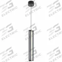 AFX INC. LEDPendant: 4 in Dia, 24 in Ht, Black, 2,400 lm, 3000K, 25 W, 120V AC, Dimmable (MPN CSSP24L30D1BK). Key specifications — Voltage: 120V AC; Brand: AFX INC.; Color Temperature: 3000K; Dimmable: Yes; Housing Finish/Color: Black.
