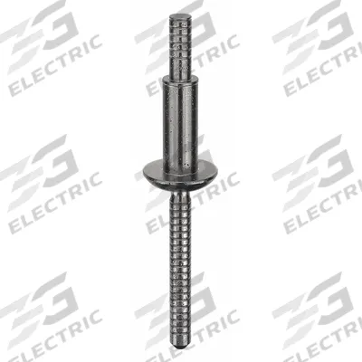 MAGNABULB Blind Rivet,2.165 in L,0.25 in dia,PK25: Inch, 2 11/64 in Overall Lg, 41/64 in Body Lg - Domed-Head Blind Rivets