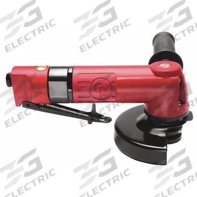 CHICAGO PNEUMATIC Air Angle Grinder: 5 in Wheel Dia, 0.8 hp Horsepower - Standard Reach Air-Powered Angle Grinders