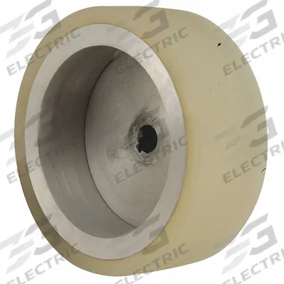 DYNABRADE Crowned Pulley,6 In.: 65557 - Dynabrade Replacement Parts