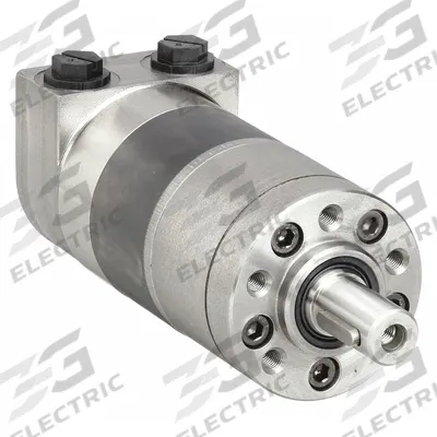 VICKERS Hydraulic Motor: J Series, 5-Bolt, 1/4"-28 UNF, 3.0 cu in/rev, 393 RPM Max. RPM - Hydraulic Motors