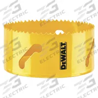 DEWALT Hole Saw: 4 3/8 in Saw Dia., 4/5 Teeth per Inch, 1 3/4 in Max. Cutting Dp, Bi-Metal (MPN DAH180100). Key specifications — attr1098070: 4/5; attr1098087: DEWALT; attr1098073: 5/8"-18.