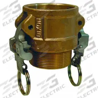 Cam and Groove Coupling: 2 in Coupling Size, 2 in Hose Fitting Size, 2 in -11-1/2 Thread Size, MNPT (MPN BB200EZ). Key specifications — Gasket Material: Nitrile; Thread Size: 2 in -11-1/2; Brand: DIXON VALVE & COUPLING.