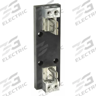 MERSEN Fuse Block: Open Block Design, 1 Pole, 250 V AC, Box Lug - Fuse Blocks for UL Class H & K Fuses