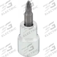 WESTWARD Socket Bit: 3/8 in Drive Size, Phillips Tip, #2 Tip Size, 1 13/16 in Overall Lg, Metric (MPN 53YV93). Key specifications — attr1213300: #2; attr1213307: Fixed Insert; attr1213309: WESTWARD.