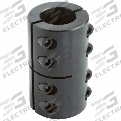 CLIMAX METAL PRODUCTS Rigid Shaft Coupling: 1 1/4 in Bore Dia 1, 1 1/4 in Bore Dia 2, Round - Two-Piece Rigid Shaft Couplings