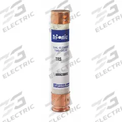MERSEN Fuse: Class RK5, TRS-R Series, Time-Delay, 40 A, 600 V AC, 300 V DC, Non-Indicating (MPN TRS40R). Key specifications — Series: TRS-R.