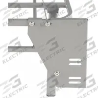 RIZE Headboard and Footboard Brackets: 1/2 in Overall Lg, 7 1/4 in Overall Wd, 9 1/4 in Overall Ht (MPN PBHB). Key specifications — Brand: RIZE; Material: Metal.