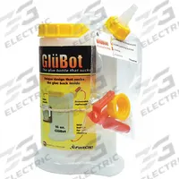 FAST CAP Glue Dispenser: 16 fl oz Capacity, White/Yellow (MPN GB.GLUBOT.YB). Key specifications — Color: White/Yellow; Material: Plastic; Display Sell UOM: EA; Brand: FAST CAP; Includes: Yorker Tip; Dispenses: Other Liquids; Product Type: Squeeze Bottle.