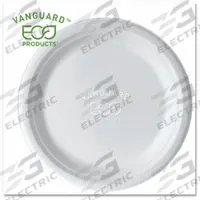 APPROVED VENDOR Disposable Fiber Plate: White, 9 in Disposable Plate Size, 1 Compartments, 500 PK (MPN EP-P013NFA). Key specifications — Shape: Round; Coating/Lining: Uncoated/Unlined; Material: Fiber; Microwave Safe: Yes; Pattern: Patternless; Product Type: Luncheon Plate; Brand: APPROVED VENDOR.