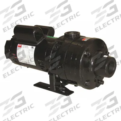 Dayton Booster Pump: 1 hp, Single Phase, 115/230V AC, 29 gpm Best Efficiency Flow - Horizontal Booster Pumps