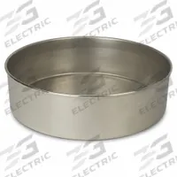 ADVANTECH Sieve Pan: 3 1/4 in Overall Dp, 12 in Overall Dia, Stainless Steel (MPN PS12F). Key specifications — Brand: ADVANTECH; Product Type: Sieve Pan; Material: Stainless Steel.