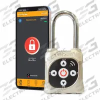 EGEETOUCH Bluetooth Padlock: Silver, Zinc Die-Cast, Stainless Steel Shackle (MPN 5-05305-94). Key specifications — attr1351169: Bluetooth; attr1314123: EGEETOUCH.