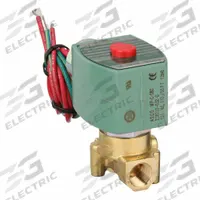 REDHAT Solenoid Valve: 2-Way, Normally Closed, 1/4 in Pipe Size, 110V AC/120V AC, High Flow (MPN 8262H022). Key specifications — Pipe Size: 1/4 in; Voltage: 110V AC; Brand: REDHAT; Coil Enclosure: Without Junction Box.