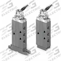 PARKER Manual Air Control Valve: DirectAir 2, Four-Way / Two-Position, Toggle, 1/8 in Female NPT (MPN 410811000). Key specifications — attr1084737: Aluminum; attr1084764: Manual Air Control Valve; attr1084778: Spool; attr1084767: DirectAir 2; attr1084731: 410811000; attr1084739: PARKER; attr1084765: Spring Return; attr1084768: DirectAir 2.