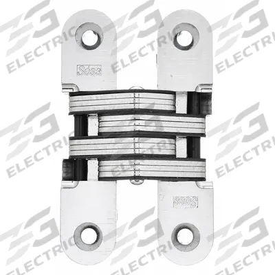 SOSS Concealed Hinge: 4 5/8 in Leaf Ht, 1 in Leaf Wd, Full Mortise Mounting - Full Mortise-Mount Concealed Hinges