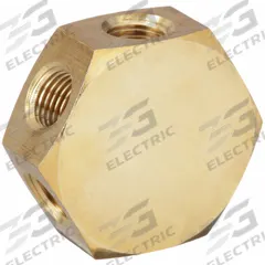 SPEEDAIRE Air Gun Manifold: Brass, 3/4 in Overall Lg, 1/4 in FNPT, 22YK91. Key specifications — attr75063: 1/4 in FNPT; attr78199: Air Gun Manifold; attr75054: 22YK91; attr75057: SPEEDAIRE; attr75074: Brass; attr75085: 1/4 in FNPT.