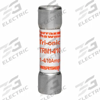 MERSEN Fuse: TRM Series, Midget, Time-Delay, 1.4 A, 250 V AC, 13/32 in x 1 1/2 in - Time-Delay Cylindrical Fuses