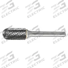 WIDIA Carbide Bur: Ball-Nosed Cylinder, SC-07, Double Cut, 3/4" x 1" Head, 1/4" Shank (MPN M41302). Key specifications — Trade Number: SC-07; Brand: WIDIA METAL REMOVAL.