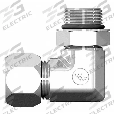 WEATHERHEAD Compression Fitting Elbow: 1/2 in OD x 3/4 in Pipe Size - Flareless Bite-Type Steel Compression Fittings
