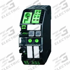 MURRELEKTRONIK Electronic Circuit Protector: MICO, 2 Channels, 1 A/2 A/3 A/4 A Adj., 8 Connections (MPN 9000-41042-0100400). Key specifications — Voltage In Rating: 30V DC; Brand: MURRELEKTRONIK.