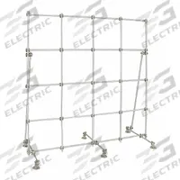 Steel Lab Frame: Stainless Steel, 1 in Rod Dia, 18 in Overall Lg, 4 ft Overall Wd, 4 ft Overall Ht (MPN CLR-FRAMESL). Key specifications — Product Type: Support Frames; Material: Stainless Steel; Brand: OHAUS.