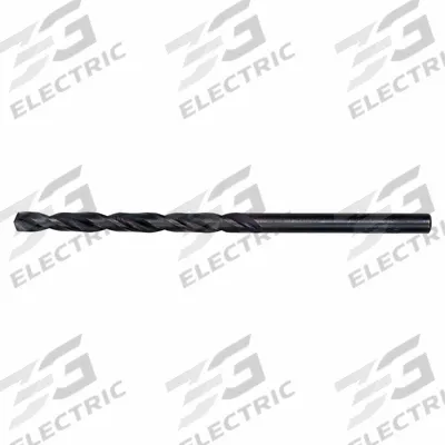 MILWAUKEE Jobber Length Drill Bit: 9/64", 135° Split Point, Black Oxide HSS - Chip-Clearing High-Speed Steel Jobber-Length Drill Bits