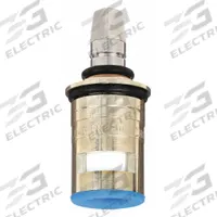 CHICAGO FAUCETS Cartridge: Use with Hot/Cold Water, Brass, Brass, 1 in Overall Lg, Ceramic Disc (MPN 1-099XKJKABNF). Key specifications — For Water Temperature: Hot/Cold; Compatible Brand: Chicago Faucets; Product Type: Cartridge; Includes: (1) Cartridge; Material: Brass.