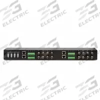 GEM BY TRIPLETT 5 MP Video Hub,16 Position: 16 Ports, Black, RJ45 Female, 4 3/8 in Overall Ht, 5e (MPN HDHUB-16P). Key specifications — attr931089: 5e; attr931087: GEM BY TRIPLETT; attr931088: Black; attr931090: RJ45 Female; attr931093: Built-In TVS for Surge Protection; attr931102: Video Hub.