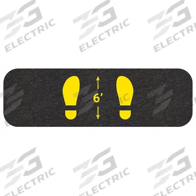 PIG Floor Sign Mat: 6', 26 in x 8 in, 26 in Overall Wd, 8 in Overall Lg, Drying - Safety
