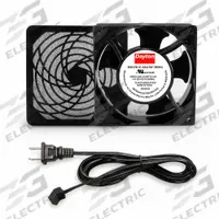 DAYTON Axial Fan: 68 cfm Airflow @ 0.000 in SP, 4 3/4 in Ht, 1 1/2 in Dp, Terminals, IP20, 120V AC (MPN 786EW1). Key specifications — Blade Material: Polycarbonate; Includes: Cord Set with NEMA 1-15 Plug; Brand: DAYTON.