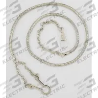HEROS PRIDE Whistle Chain: Whistle Chain, Metal, Nickel, Button Hook (MPN 4020N). Key specifications — Includes: Button Hook; Color: Nickel; Material: Metal.