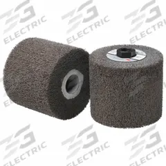 SCOTCH-BRITE Match and Finish Flap Brush: 4 1/2 in Dia x 4 in W, 5/8"-11 Arbor, Silicon Carbide (MPN 7000121168). Key specifications — attr556274: CF-MF; attr556262: SCOTCH-BRITE.