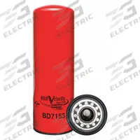 BALDWIN FILTERS Oil Filter: BD7153, LF9070, M95 x 2.50 Thread Size, 14 1/4 in Overall Ht, Oil. Key specifications — Baldwin Interchange: BD7153; FleetGuard Interchange: LF9070; Brand: BALDWIN FILTERS; Compatible Vehicle Make: Cummins; Includes: Venturi-Type Cone; Media Material: Cellulose.