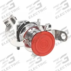 EATON Padlock Attachment: 30 mm Panel Mounting Dia, Mushroom Head Push Buttons, Red, 10250T (MPN 10250TA42). Key specifications — Brand: EATON; Compatible Product Type: Mushroom Head Push Buttons; Compatible with Series: 10250T.